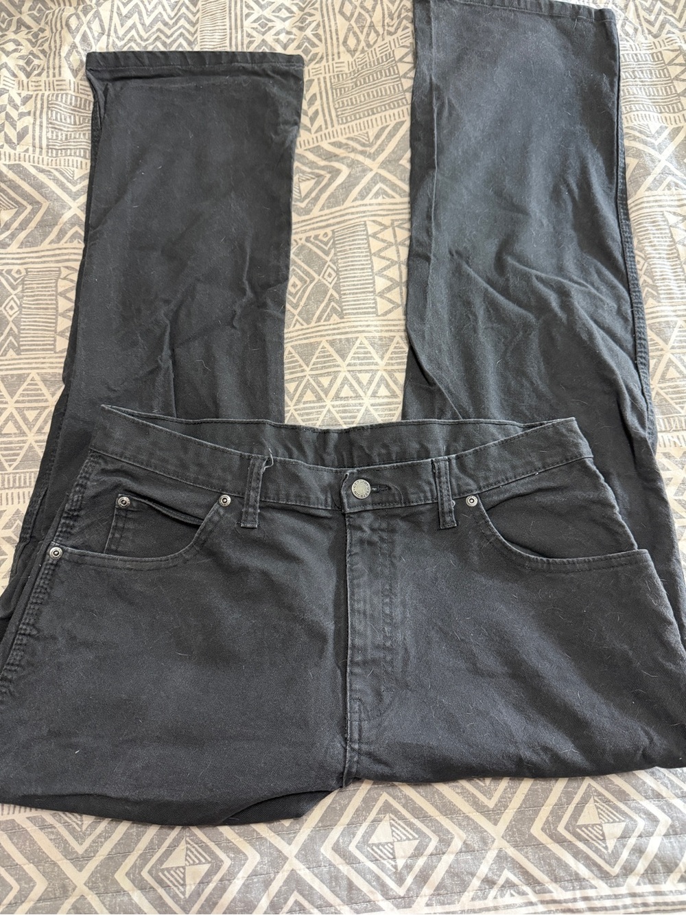 Dickies Men’s Black Carpenter Work Pants 33x32 Relaxed Fit Straight Leg Utility